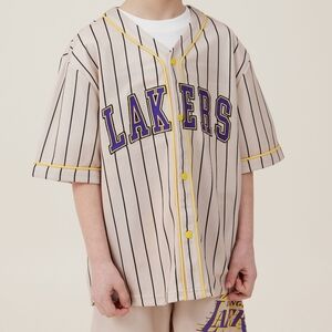 Cotton On Kids Lakers Baseball-Style Jersey
